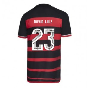 Billiga Flamengo David Luiz #23 Hemmatröja 2024-25 Kortärmad